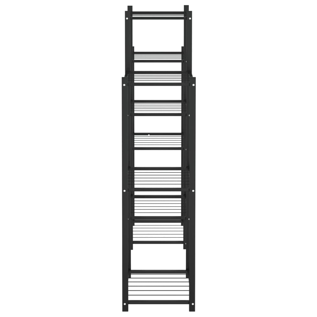 Flower Stand 32.7x9.8x39.4 Black Iron