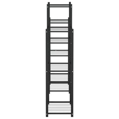 Flower Stand 32.7x9.8x39.4 Black Iron