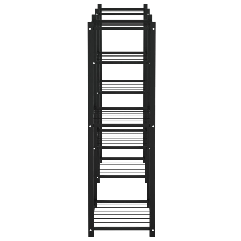 Flower Stand 32.7x9.8x31.5 Black Iron