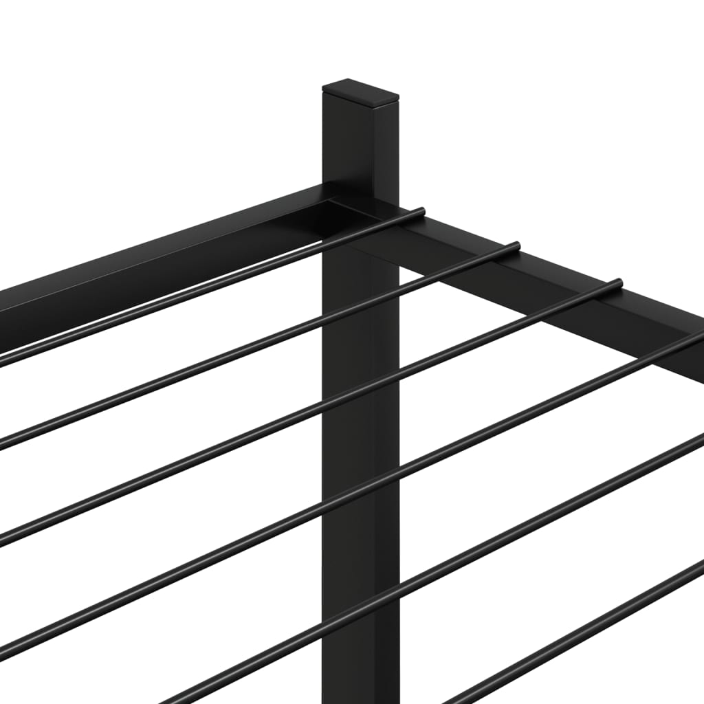Flower Stand 32.7x9.8x31.5 Black Iron