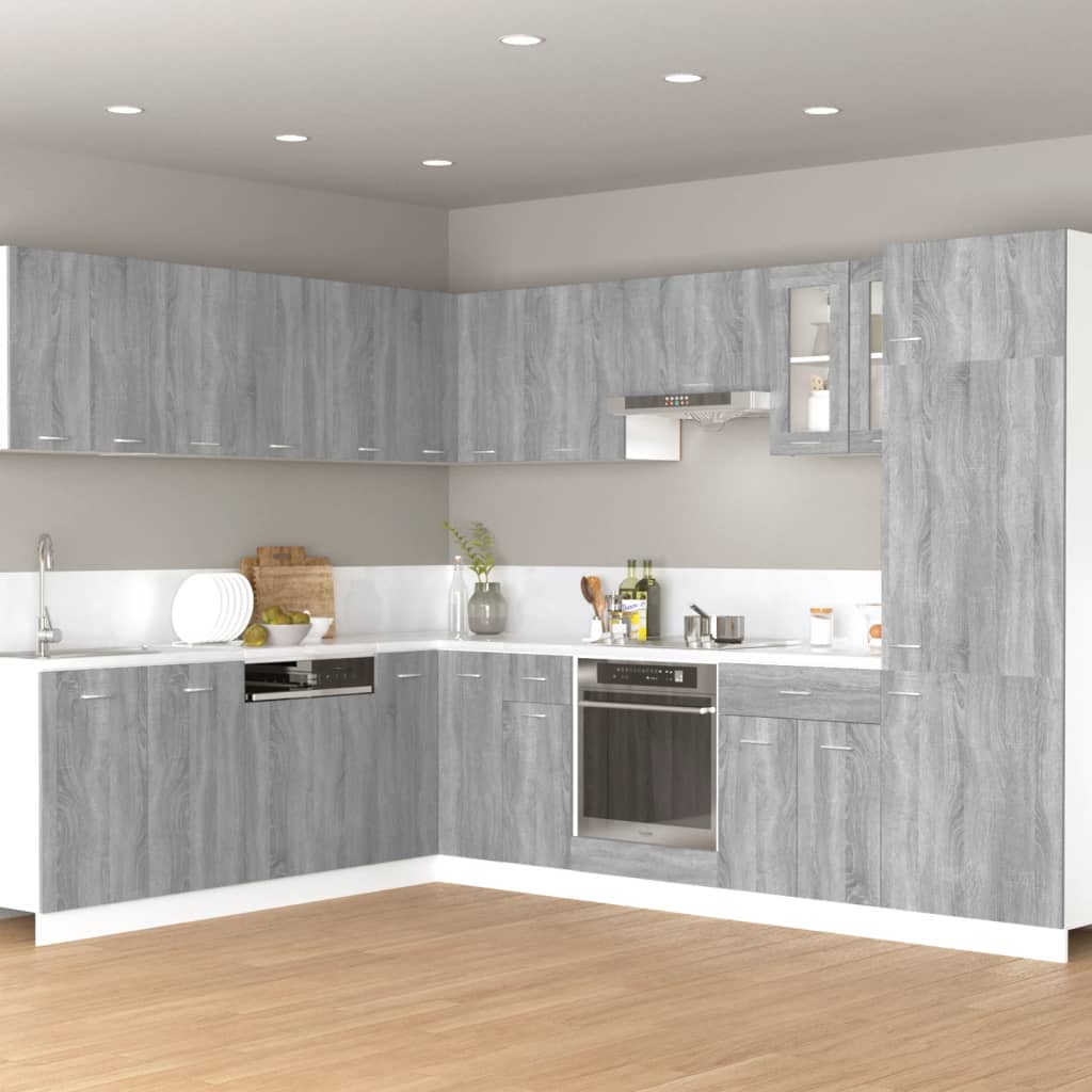 Hanging Cabinet Gray Sonoma Engineered Wood Small Hanging Cabinet