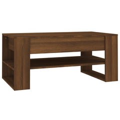 Coffee Table Brown oak Engineered Wood Medium Coffee Table