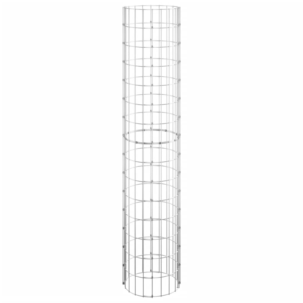Circular Gabion Raised Beds 3 pcs Galvanized Steel ??11.8x59.1