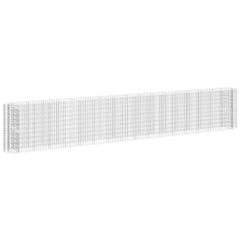 Gabion Raised Bed Galvanized Iron 240.2x19.7x39.4