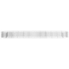Gabion Raised Bed Galvanized Iron 236.2x39.4x19.7