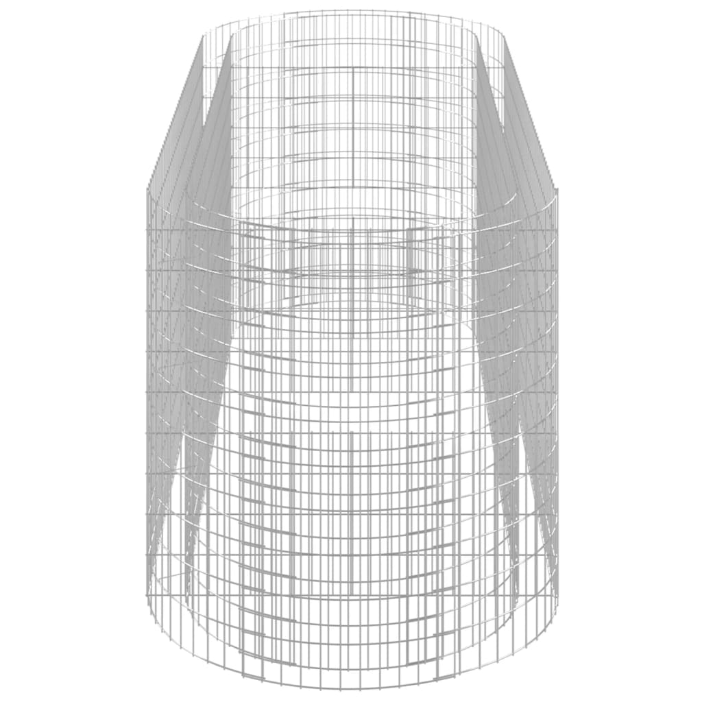 Gabion Raised Bed Galvanized Iron 118.1x39.4x39.4