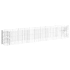 Gabion Raised Bed Galvanized Iron 236.2x39.4x39.4