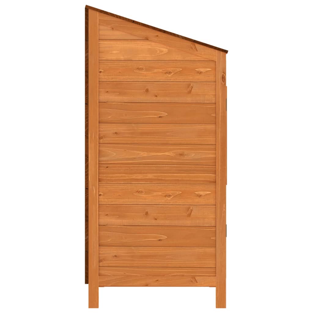 Garden Shed Brown 21.7x20.5x44.1 Solid Wood Fir