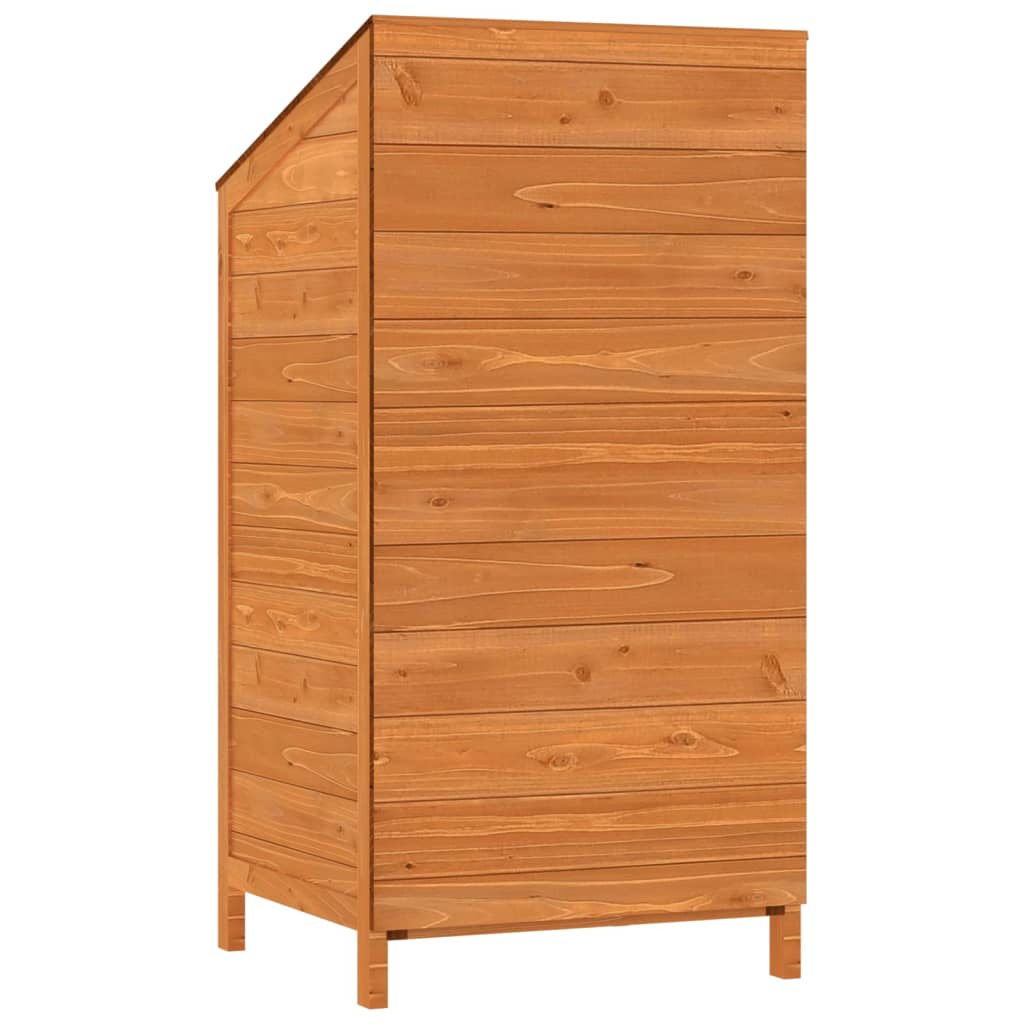 Garden Shed Brown 21.7x20.5x44.1 Solid Wood Fir