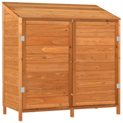 Garden Shed Brown 40.2x20.5x44.1 Solid Wood Fir