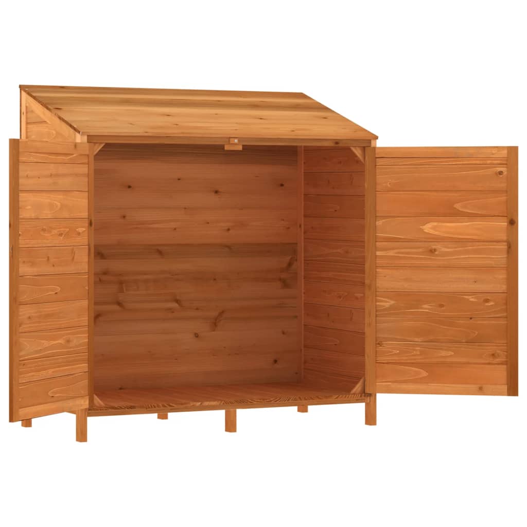 Garden Shed Brown 40.2x20.5x44.1 Solid Wood Fir