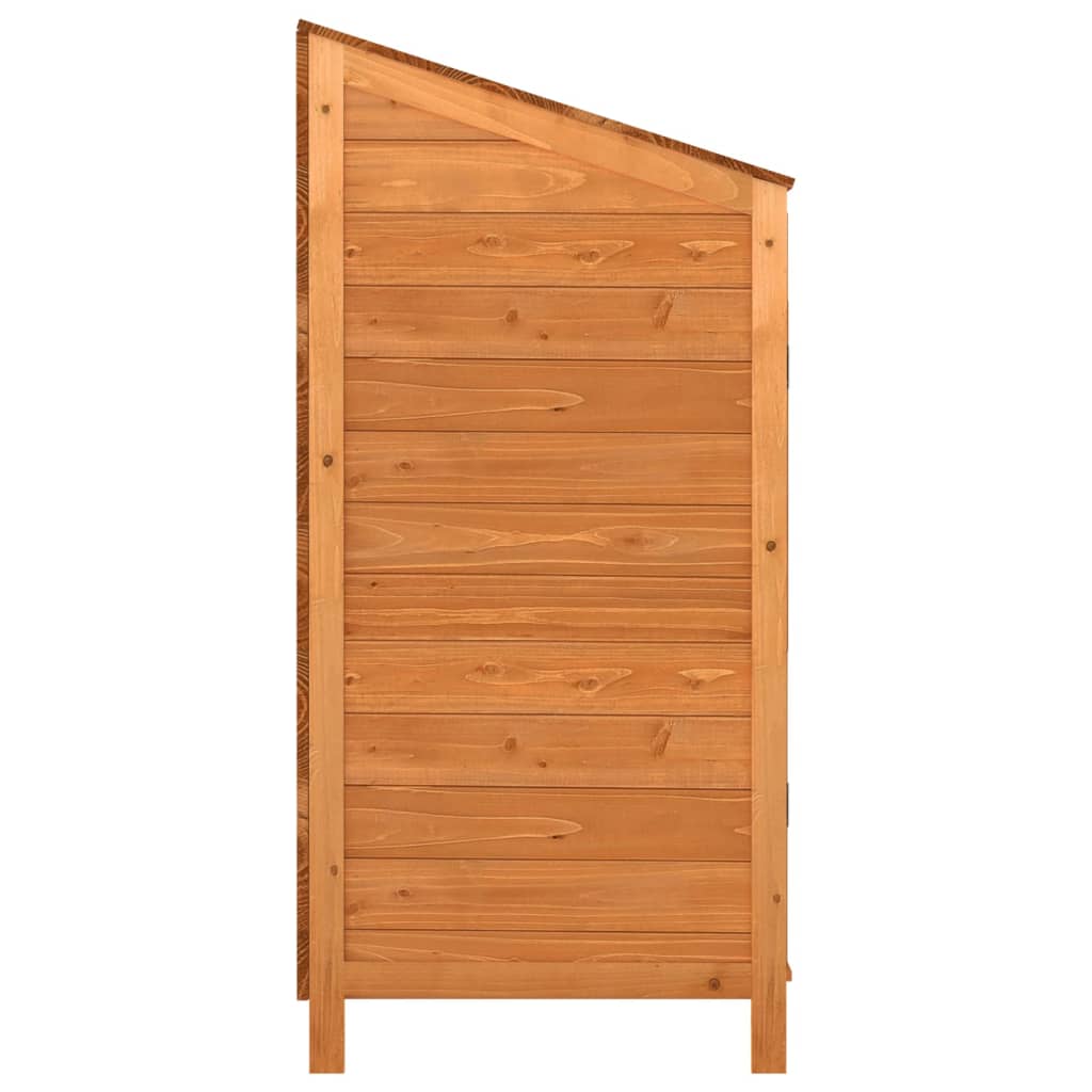 Garden Shed Brown 40.2x20.5x44.1 Solid Wood Fir