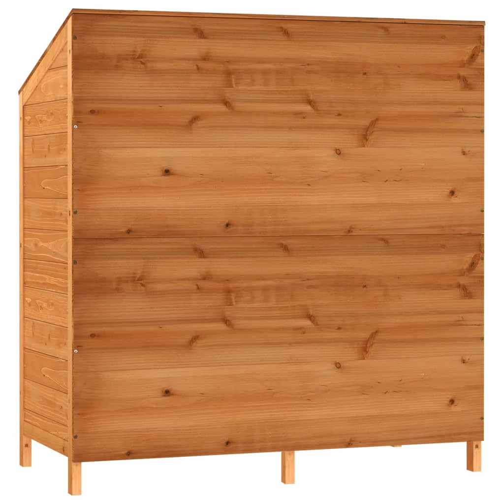 Garden Shed Brown 40.2x20.5x44.1 Solid Wood Fir