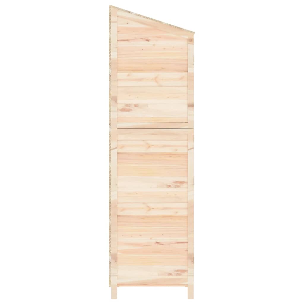 Garden Shed 21.7x20.5x68.7 Solid Wood Fir