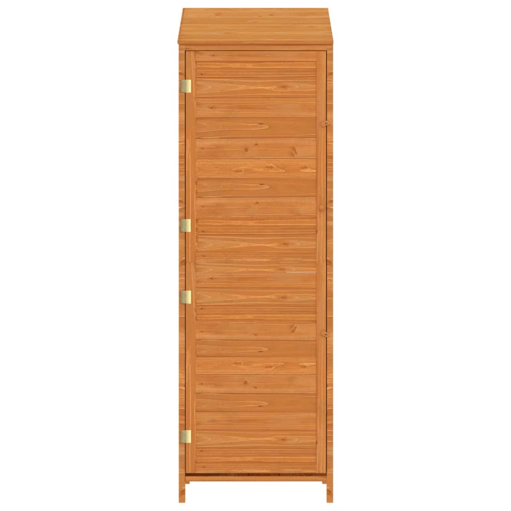 Garden Shed Brown 21.7x20.5x68.7 Solid Wood Fir