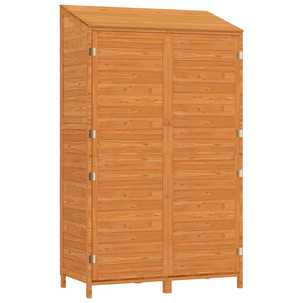 Garden Shed Brown 40.2x20.5x68.7 Solid Wood Fir
