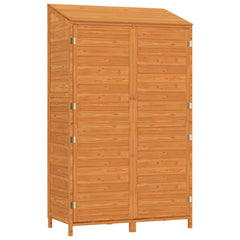 Garden Shed Brown 40.2x20.5x68.7 Solid Wood Fir