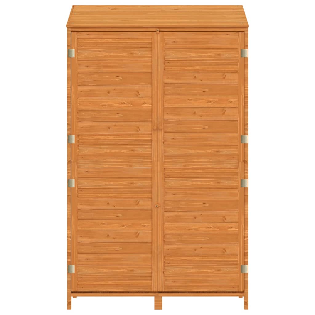 Garden Shed Brown 40.2x20.5x68.7 Solid Wood Fir