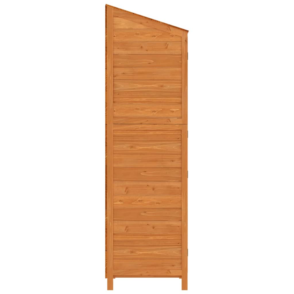 Garden Shed Brown 40.2x20.5x68.7 Solid Wood Fir