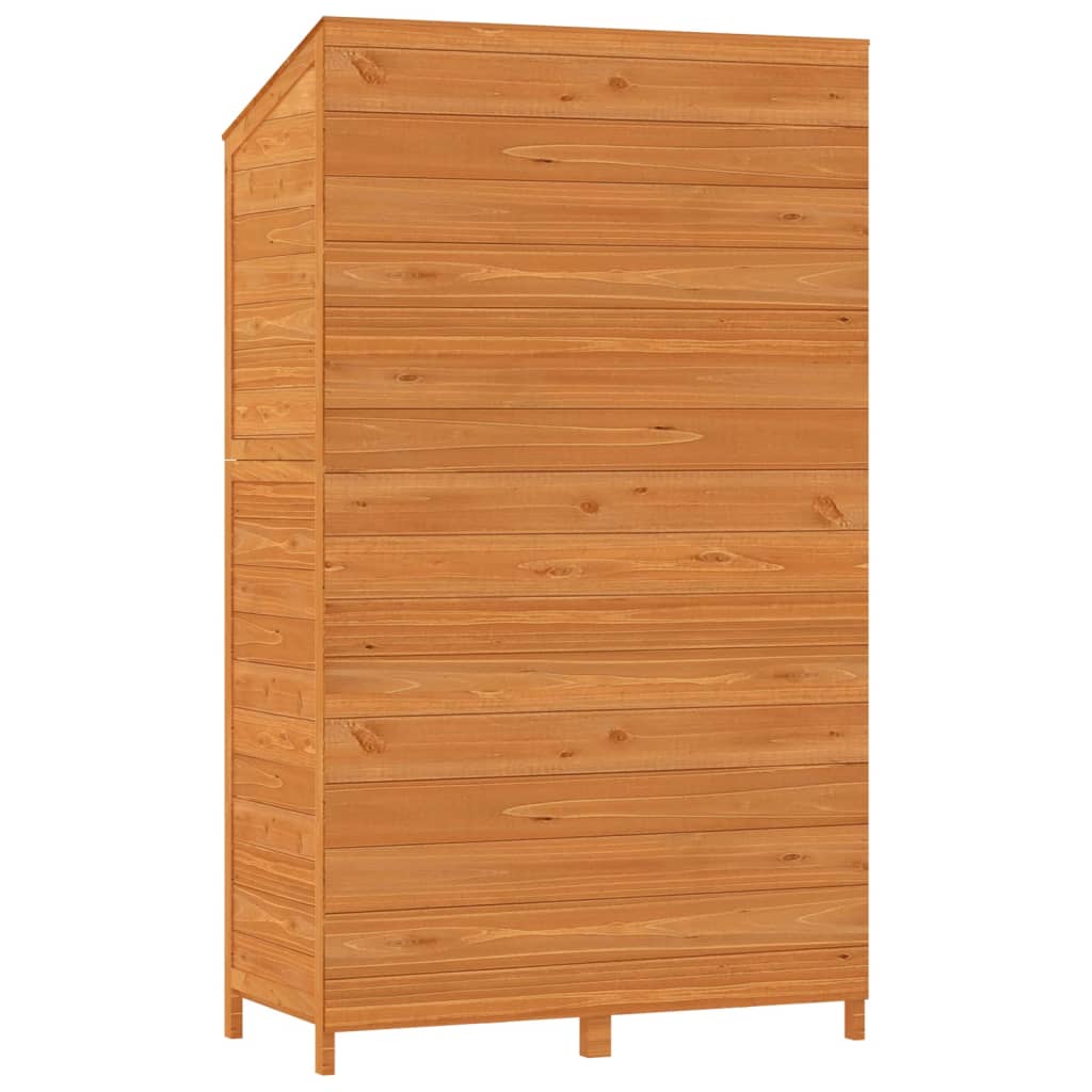 Garden Shed Brown 40.2x20.5x68.7 Solid Wood Fir