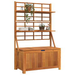 Storage Box Brown Solid Acacia wood 39 x 19.7 x 63 in Storage Box