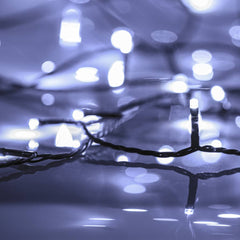 LED String with 300 LEDs Cold White 98.4' PVC