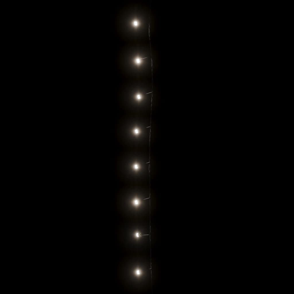 LED String with 300 LEDs Cold White 98.4' PVC