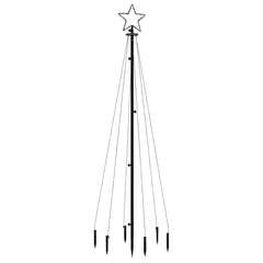 Christmas Tree with Spike Colorful 108 LEDs 6 ft