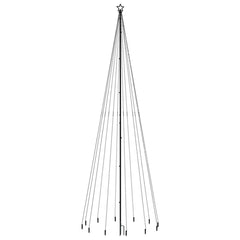 Christmas Tree with Spike Cold White 732 LEDs 196.9