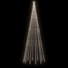 Christmas Tree with Spike Cold White 732 LEDs 196.9