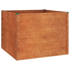 Garden Raised Bed Rusty Corten Steel Large Garden Raised Bed
