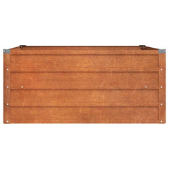 Garden Raised Bed Rusty Corten Steel Medium Durable