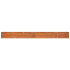 Garden Raised Bed Rusty Corten Steel 189 x 31.5 x 17.7 in Tough