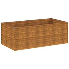 Garden Raised Bed 77.2x39.4x27.2 Corten Steel