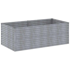 Garden Raised Bed 77.2x39.4x27.2 Corten Steel