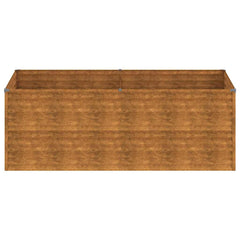 Garden Raised Bed 77.2x39.4x27.2 Corten Steel
