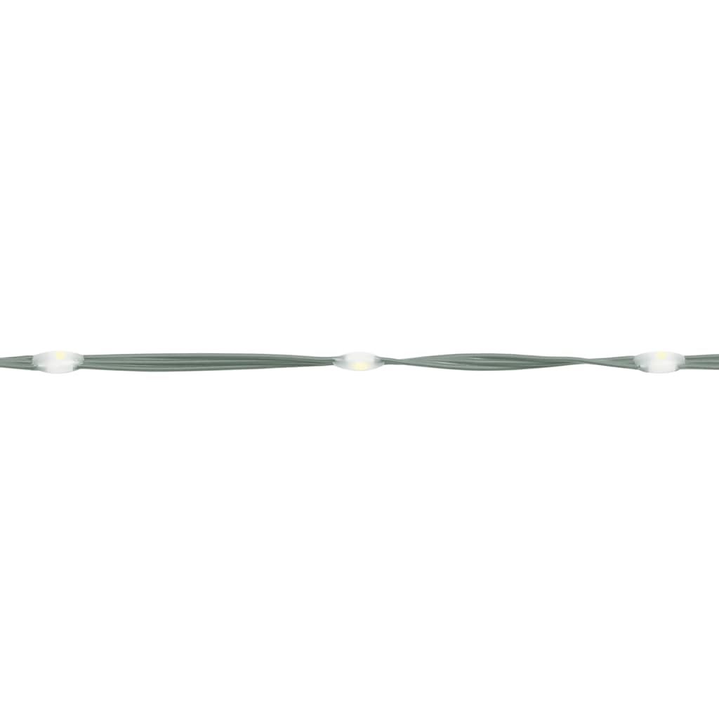 A 26ft tall Christmas cone tree with 3000 cold white LEDs in a zig-zag pattern and 8ft diameter base.