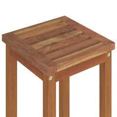 Bar Stool Set of 4 Natural wood