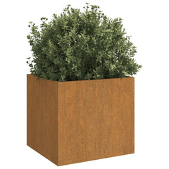 Planters 2 pcs 12.6x11.8x11.4 Corten Steel