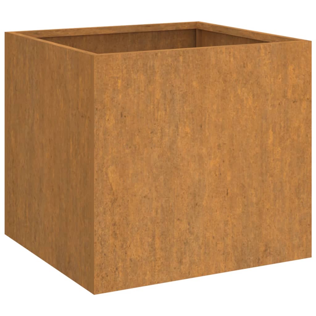 Planters 2 pcs 12.6x11.8x11.4 Corten Steel