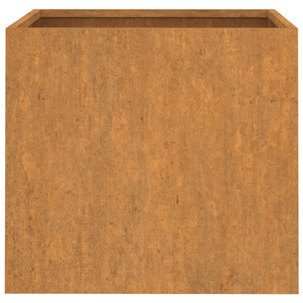 Planters 2 pcs 12.6x11.8x11.4 Corten Steel