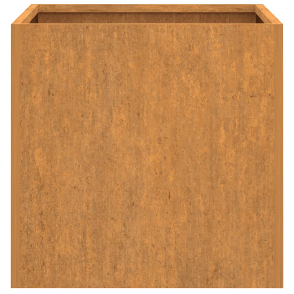 Planters 2 pcs 12.6x11.8x11.4 Corten Steel