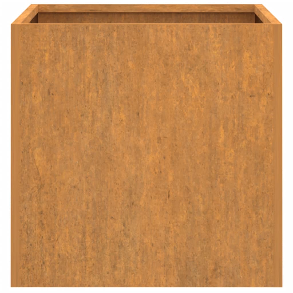 Planters 2 pcs 16.5x15.7x15.4 Corten Steel