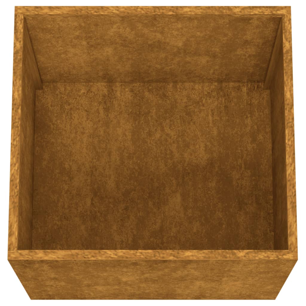 Planters 2 pcs 16.5x15.7x15.4 Corten Steel