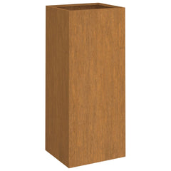 Planter 12.6x11.4x29.5 Corten Steel