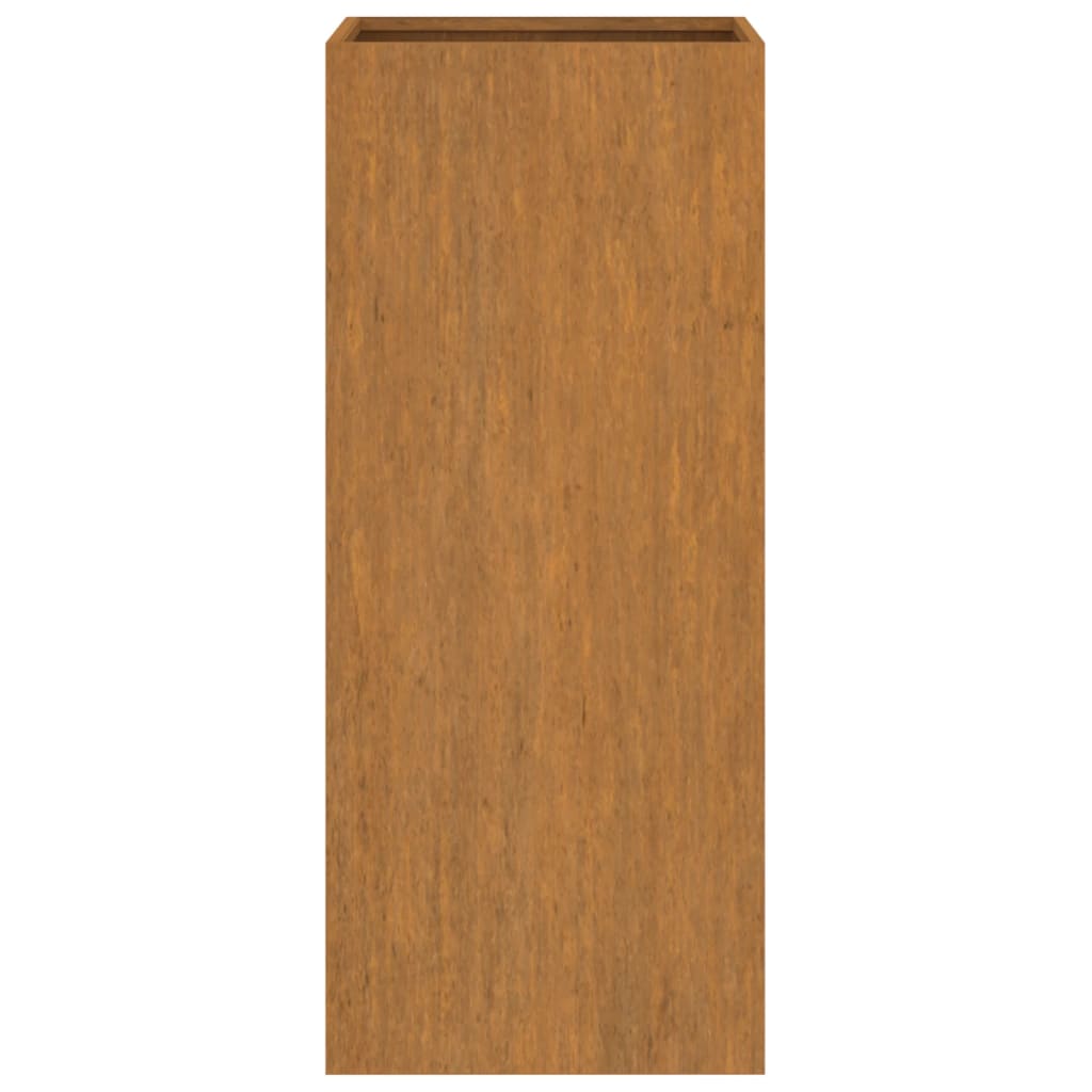Planter 12.6x11.4x29.5 Corten Steel