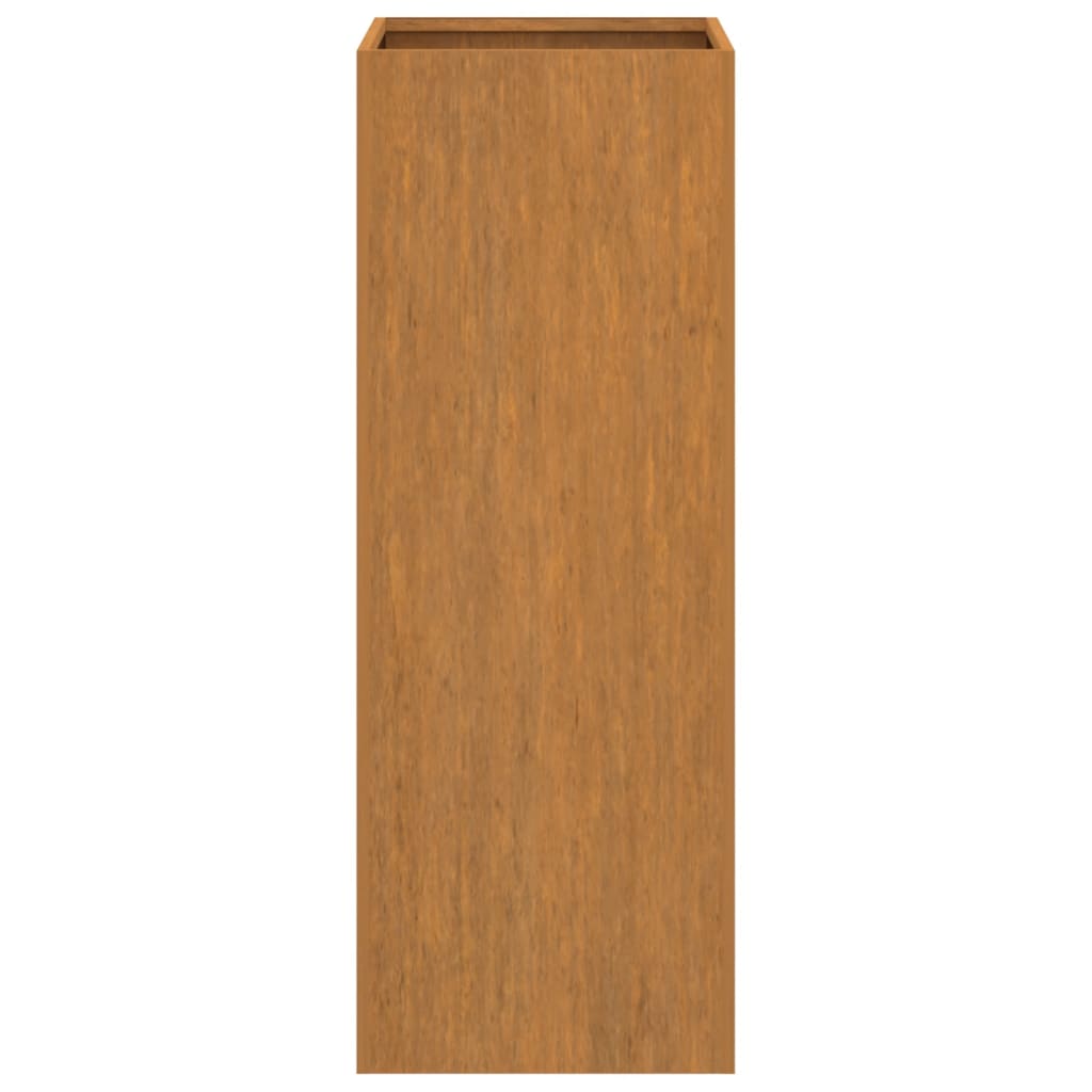 Planter 12.6x11.4x29.5 Corten Steel