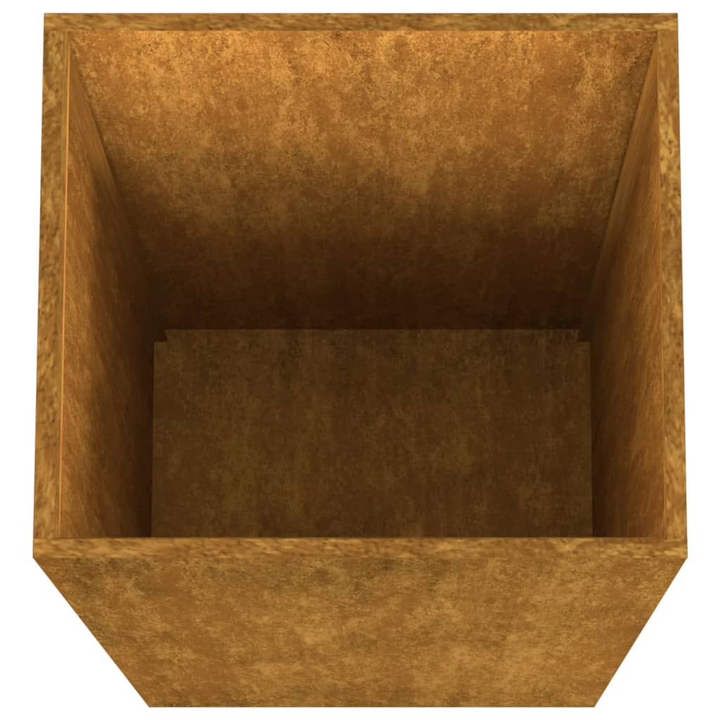 Planter 12.6x11.4x29.5 Corten Steel