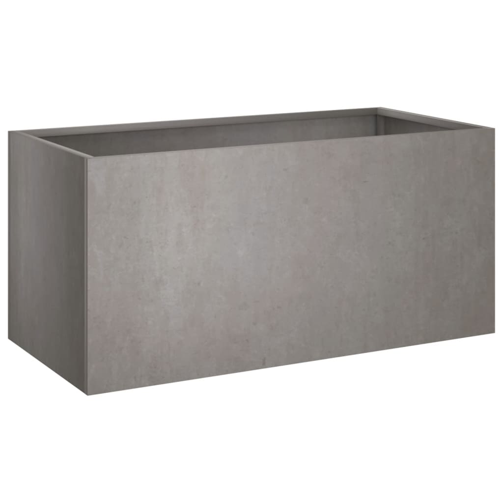 Planter 24.4x11.8x11.4 Corten Steel