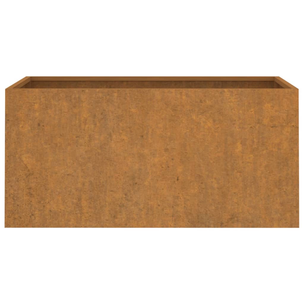 Planter 24.4x11.8x11.4 Corten Steel